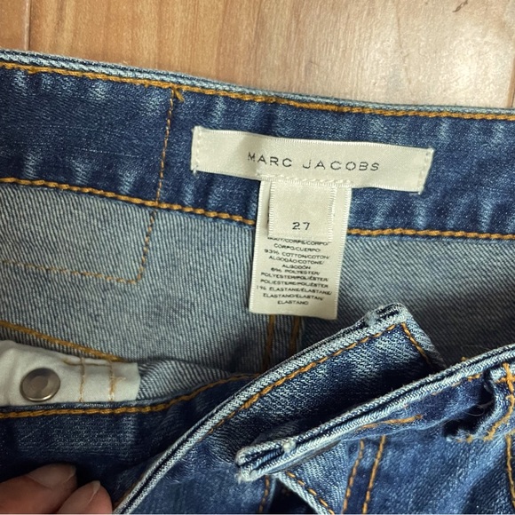 Marc Jacobs High Rise Wide Leg Denim Sailor Jeans 27/29 - Picture 6 of 6